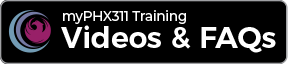 myPHX311 Training Videos and FAQs